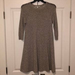 Autumn Cashmere Women’s Grey Sweater Dress